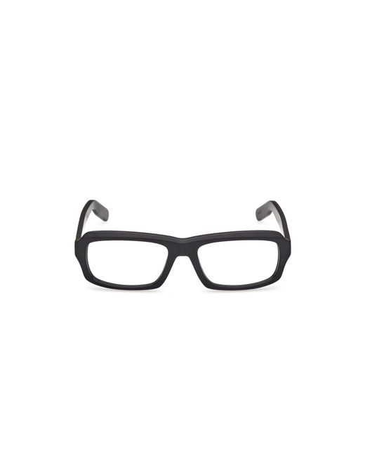 Adidas Black Or5127 002 Optical Frames Acetate Squared Normal