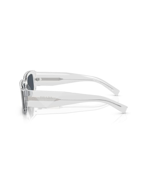 Prada Black Pr 06Ys 12R09T Sunglasses Acetate Squared Normal for men