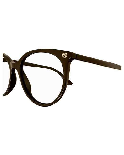 Gucci Black Gg0093O 007 Optical Frames Acetate Transparent Round