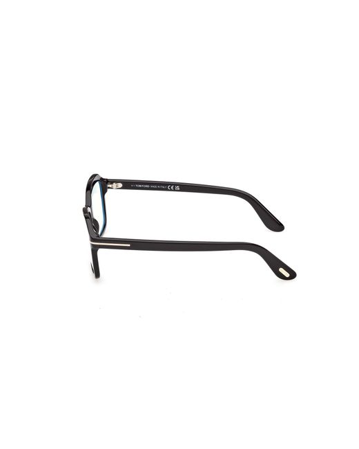Tom Ford Black Ft6129-B 052 Optical Frames Acetate Squared Normal
