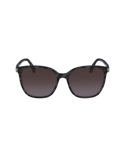 Longchamp Black Lo612S 002 Sunglasses Acetate Squared Normal Photochromatic