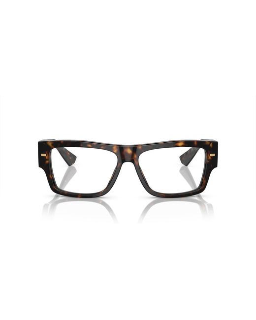 Dolce & Gabbana Black Dg3379 502 Optical Frames Acetate Transparent Squared Normal for men
