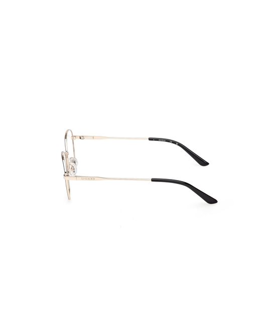 Guess Black Gu50272 005 Optical Frames Metal Squared Normal