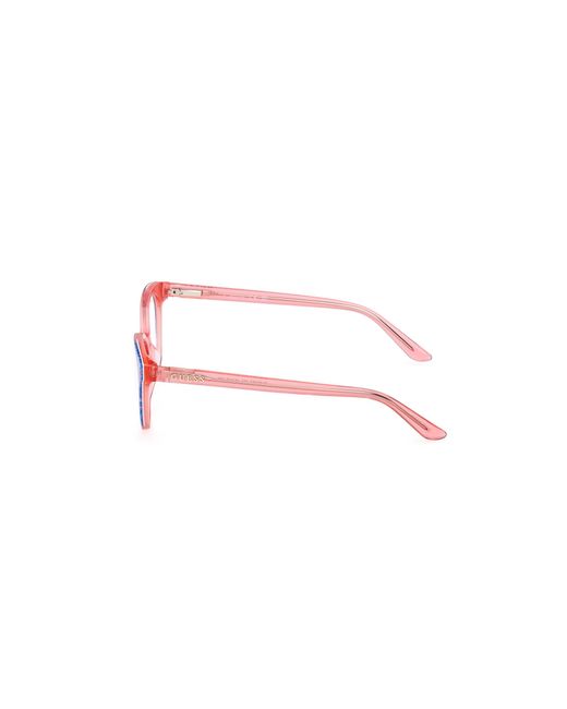 Guess Black Gu50267 074 Optical Frames Acetate Round Normal