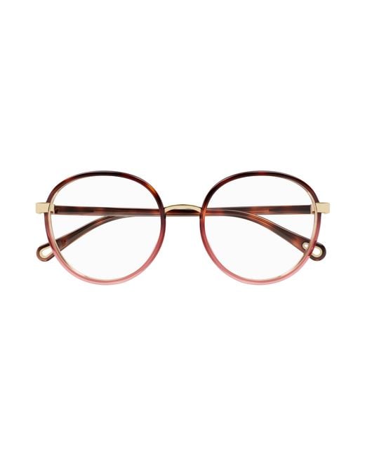Chloé Black Ch0033O 010 Optical Frames Bio-Injected Transparent Round