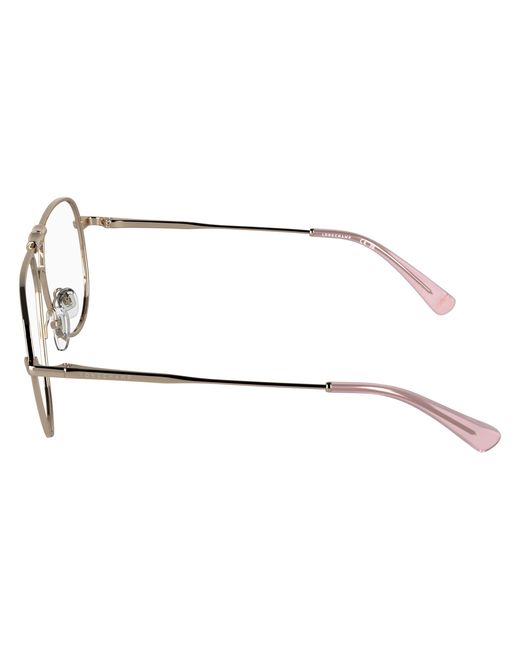 Longchamp Black Lo2187 770 Optical Frames Metal Pilot Normal