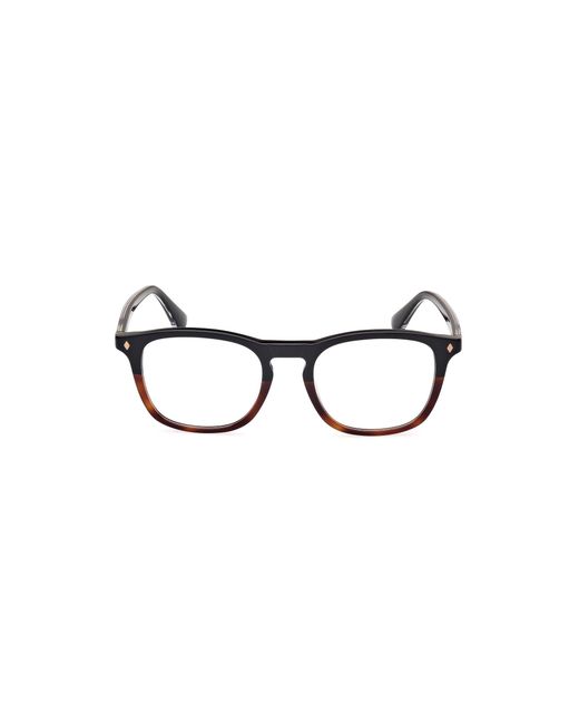 Web Black We5386 056 Optical Frames Acetate Squared Normal for men