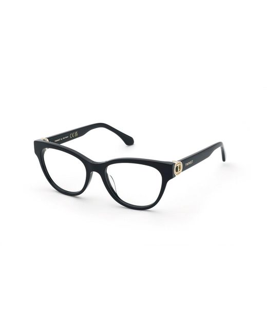 Twinset Black Vtw092 700 Optical Frames Acetate Butterfly