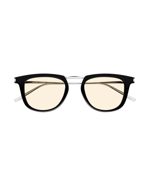 Saint Laurent Black Sl 753 Opt 001 Optical Frames Acetate Transparent Round