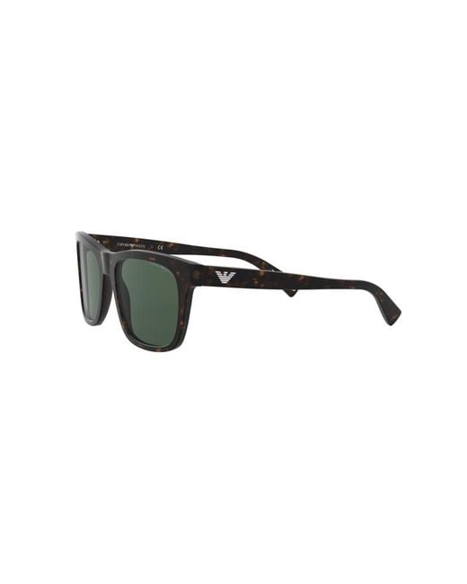Emporio Armani Green Ea4142 508971 Sunglasses Plastic Squared Normal for men