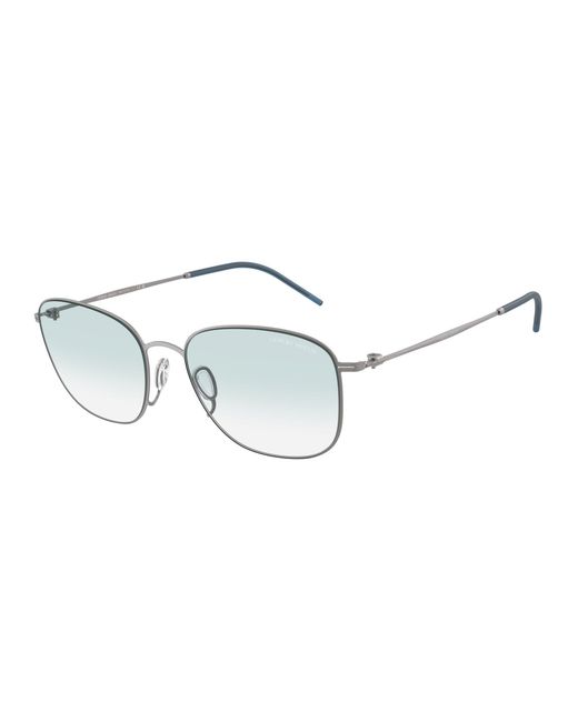 Giorgio Armani Black Ar6168 30033F Sunglasses Metal Pillow Normal Shaded for men