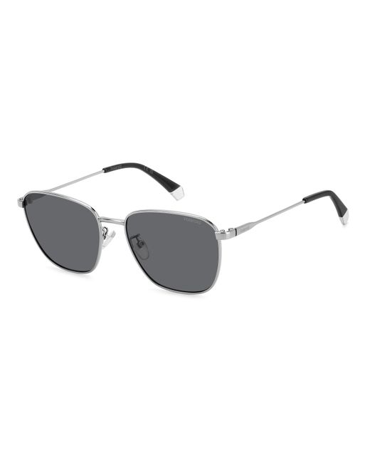 Polaroid Black Pld 4159/G/S/Xn 6Lb/M9 Sunglasses Metal Squared Polarized for men