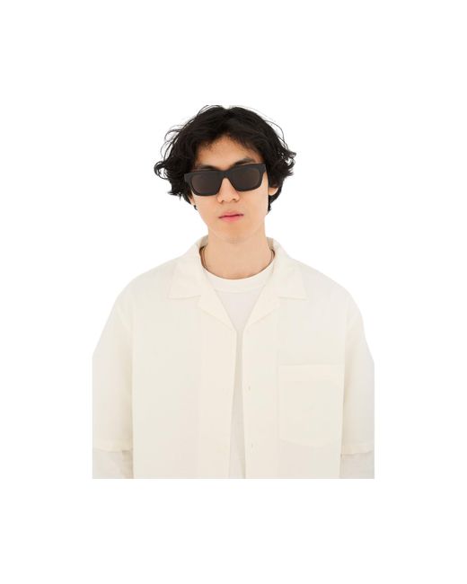 Retrosuperfuture Black Ns9 Sintesi Sunglasses Acetate Squared Normal