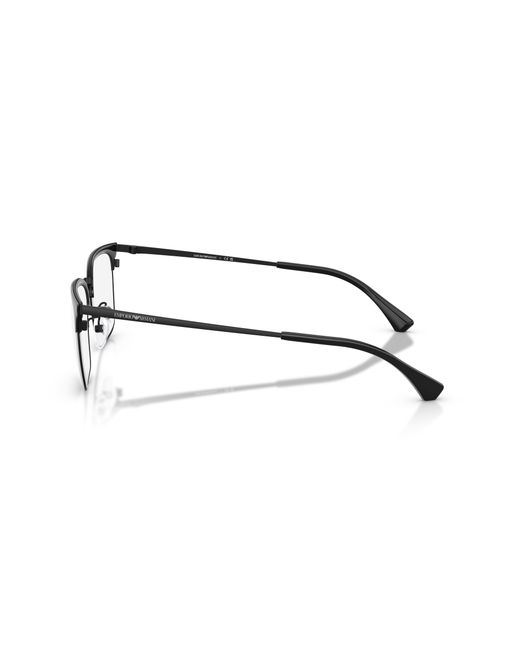 Emporio Armani Black Ea1186D 3001 Optical Frames Metal Transparent Squared Normal for men