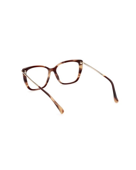 Max Mara Black Mm5007 047 Optical Frames Acetate Squared Normal