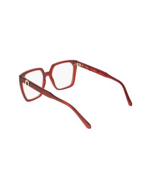 Ferragamo Black Sf3042E 612 Optical Frames Acetate Squared Normal