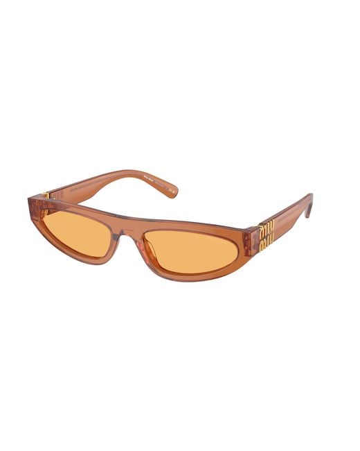 Miu Miu Black Mu 07Zs 15T0B7 Sunglasses Acetate Geometric Normal