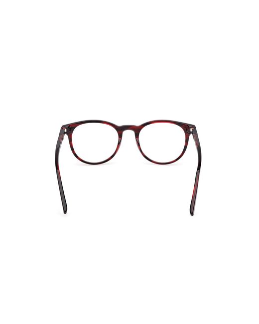 Timberland Black Tb50071 066 Optical Frames Acetate Round Normal for men