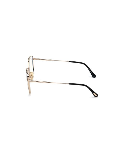 Tom Ford Black Ft5667-B 005 Optical Frames Metal Cat Eye Normal Anti Light