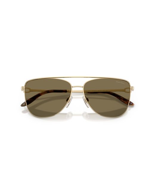 Ralph Lauren Black Rl7096 911673 Sunglasses Metal Pilot Normal