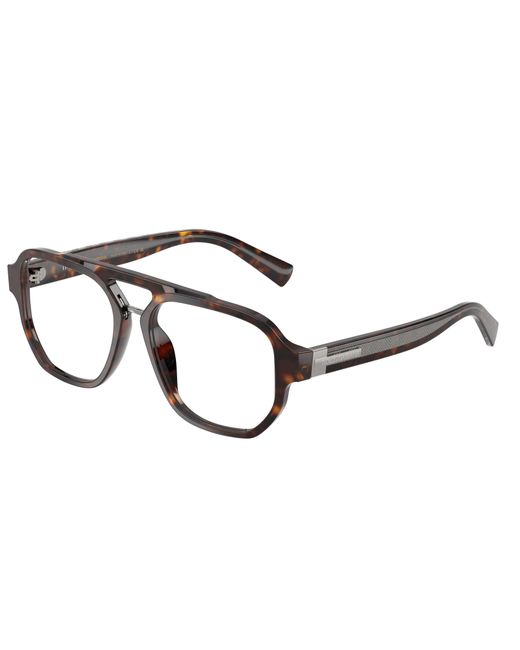 Dolce & Gabbana Black Dg3447 502 Optical Frames Acetate Transparent Pilot Normal for men