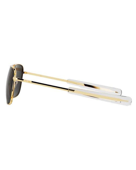 Randolph Engineering Metallic Af055 23K Outlet Sunglasses Metal Squared Normal