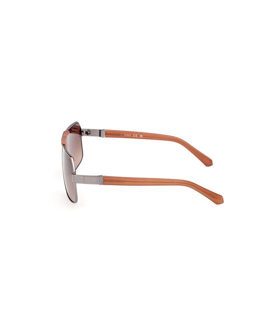 Guess Black Gu00305 08F Sunglasses Metal Squared Normal for men