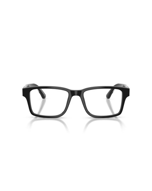 Emporio Armani Black Ea3271 6321 Optical Frames Acetate Squared Normal for men