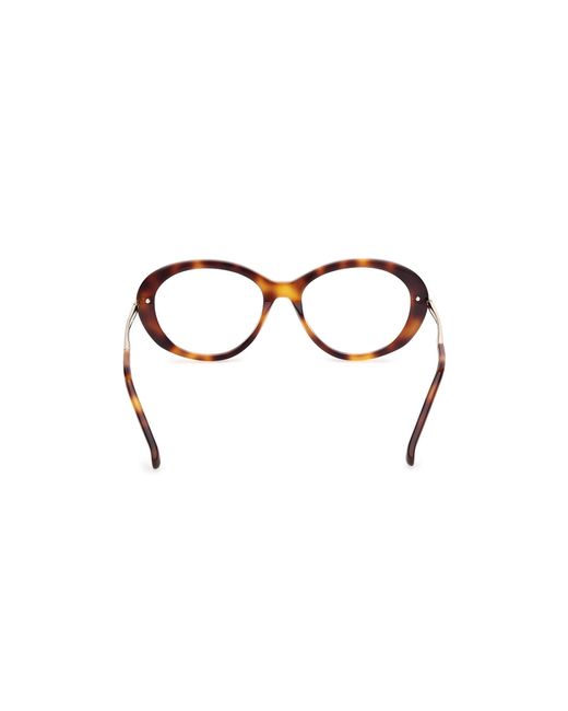 Max Mara Black Mm5227 052 Optical Frames Acetate Geometric Normal