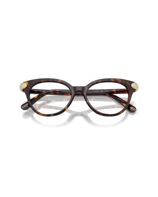 Swarovski Black Sk2046 1002 Optical Frames Acetate Pantos Normal