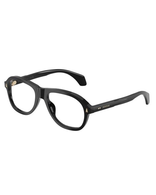 Moncler Black Me2025U 3001 Optical Frames Acetate Transparent Pillow Normal