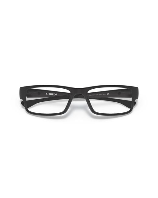 Oakley Black Ox8046 Airdrop 804601 Optical Frames O_Matter Squared Normal for men