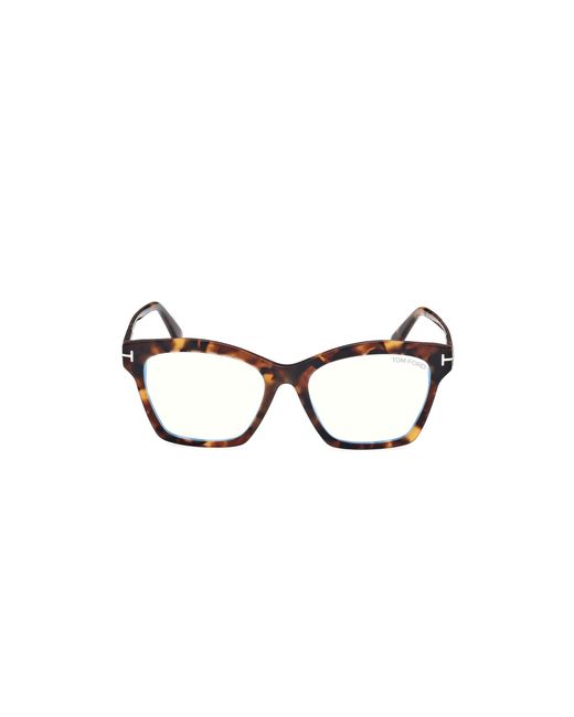 Tom Ford Black Ft5965-B 052 Optical Frames Acetate Squared Normal