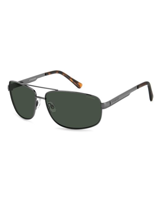 Polaroid Black P4314 Kih/Rc Sunglasses Metal Pilot Polarized for men