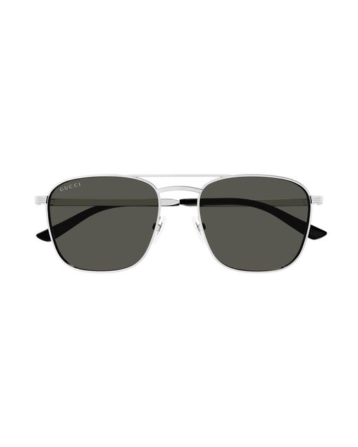 Gucci Black Gg1881S 001 Sunglasses Metal Squared for men