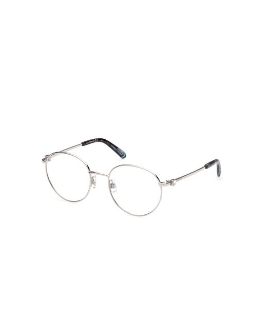 Swarovski Black Sk5417 016 Optical Frames Outlet Metal Round Normal