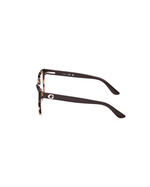 Guess Black Gu50235 052 Optical Frames Acetate Squared Normal