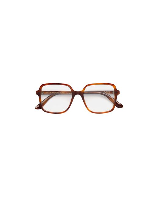 Retrosuperfuture Black N8H Numero 149 Tabacco Optical Frames Acetate Squared