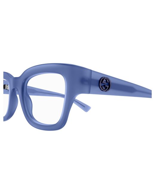 Gucci Black Gg1788O 003 Optical Frames Injected Transparent Squared for men