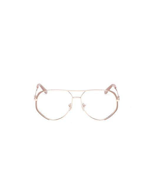 Guess Black Gu50247 058 Optical Frames Metal Pilot Normal