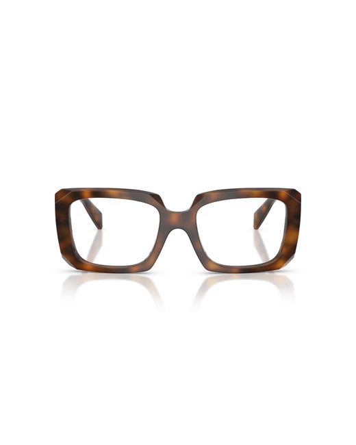 Prada Black Pr C09V 20D1O1 Optical Frames Acetate Pillow Normal