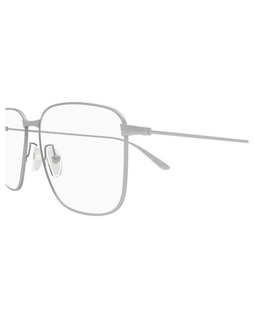Balenciaga Black Bb0452O 001 Optical Frames Acetate Transparent Squared for men