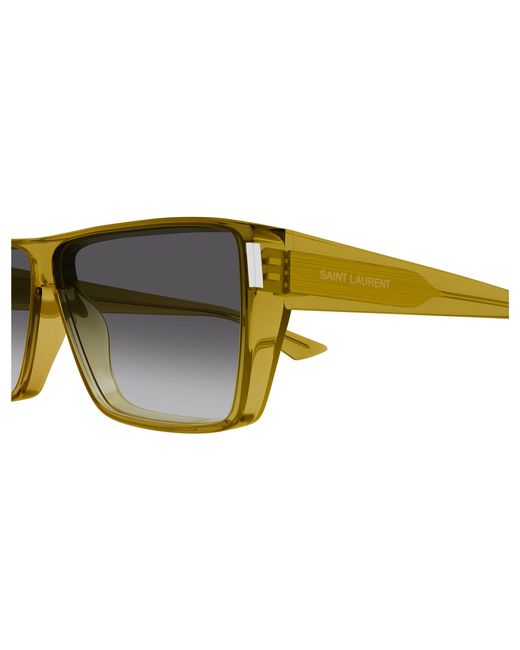 Saint Laurent Black Sl 757 004 Sunglasses Bio-Inject Smoke Squared