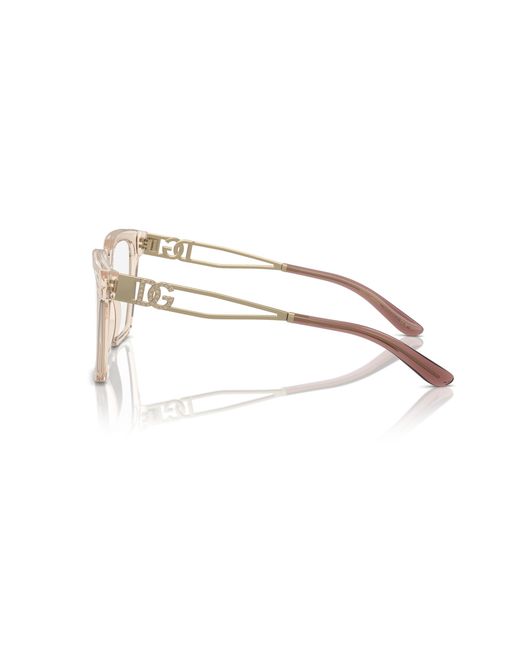Dolce & Gabbana Black Dg3376B 3432 Optical Frames Acetate Transparent Squared Normal