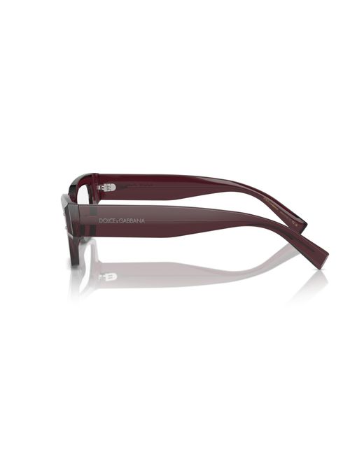 Dolce & Gabbana Black Dg3387 3045 Optical Frames Acetate Transparent Squared Normal
