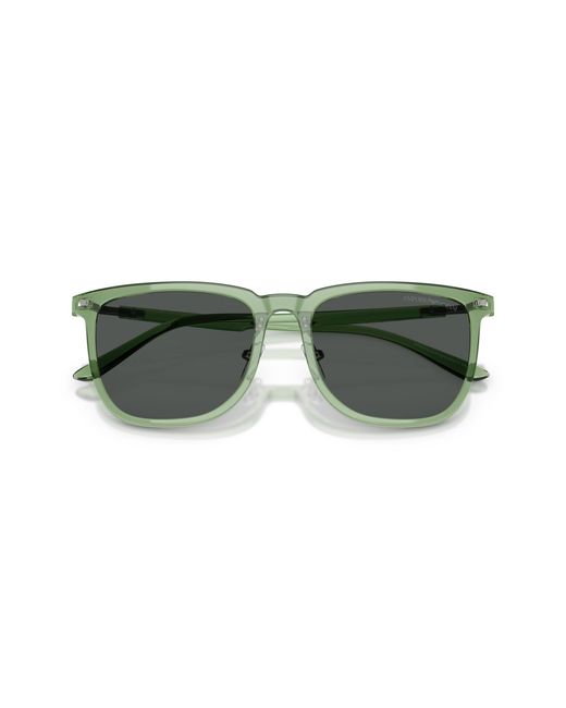 Emporio Armani Black Ea4255D 536287 Sunglasses Injected Geometric Normal