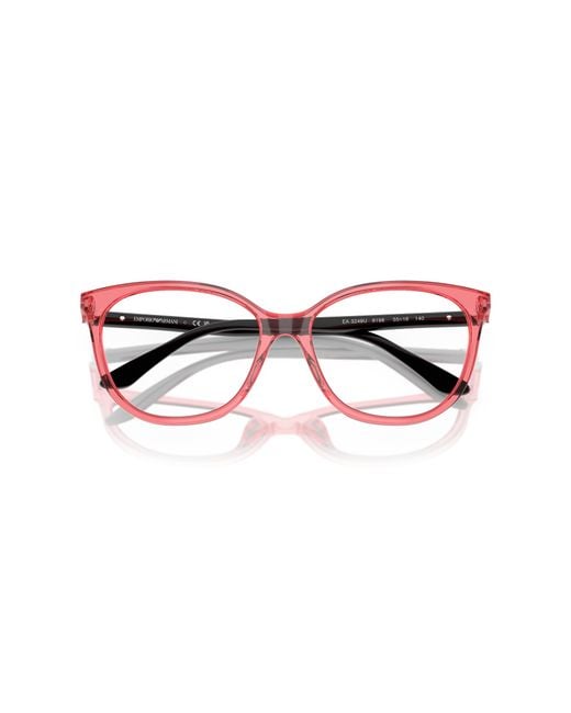 Emporio Armani Black Ea3249U 6198 Optical Frames Acetate Cat Eye Normal