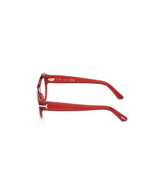Emilio Pucci Red Ep5269 066 Optical Frames Acetate Cat Eye Normal