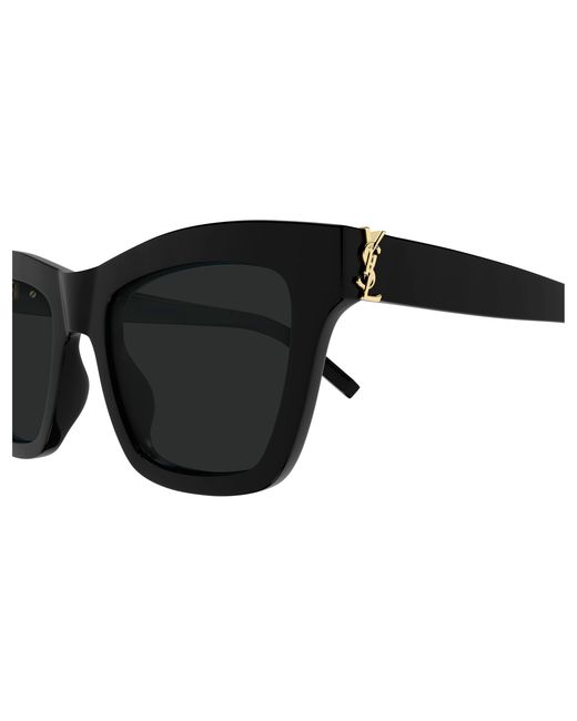 Saint Laurent Black Sl M156 001 Sunglasses Acetate Cat Eye