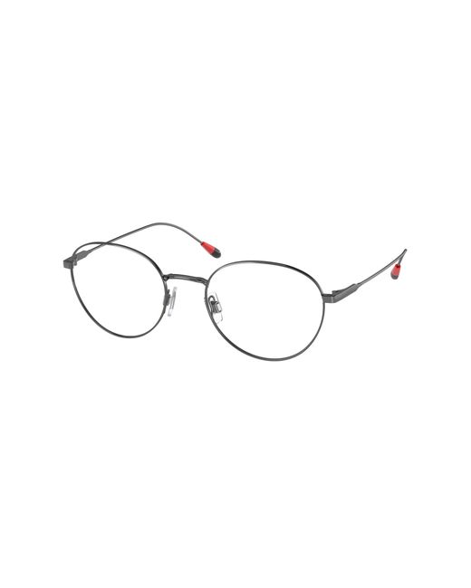 Polo Ralph Lauren Black Ph1208 9157 Optical Frames Metal Round Normal for men